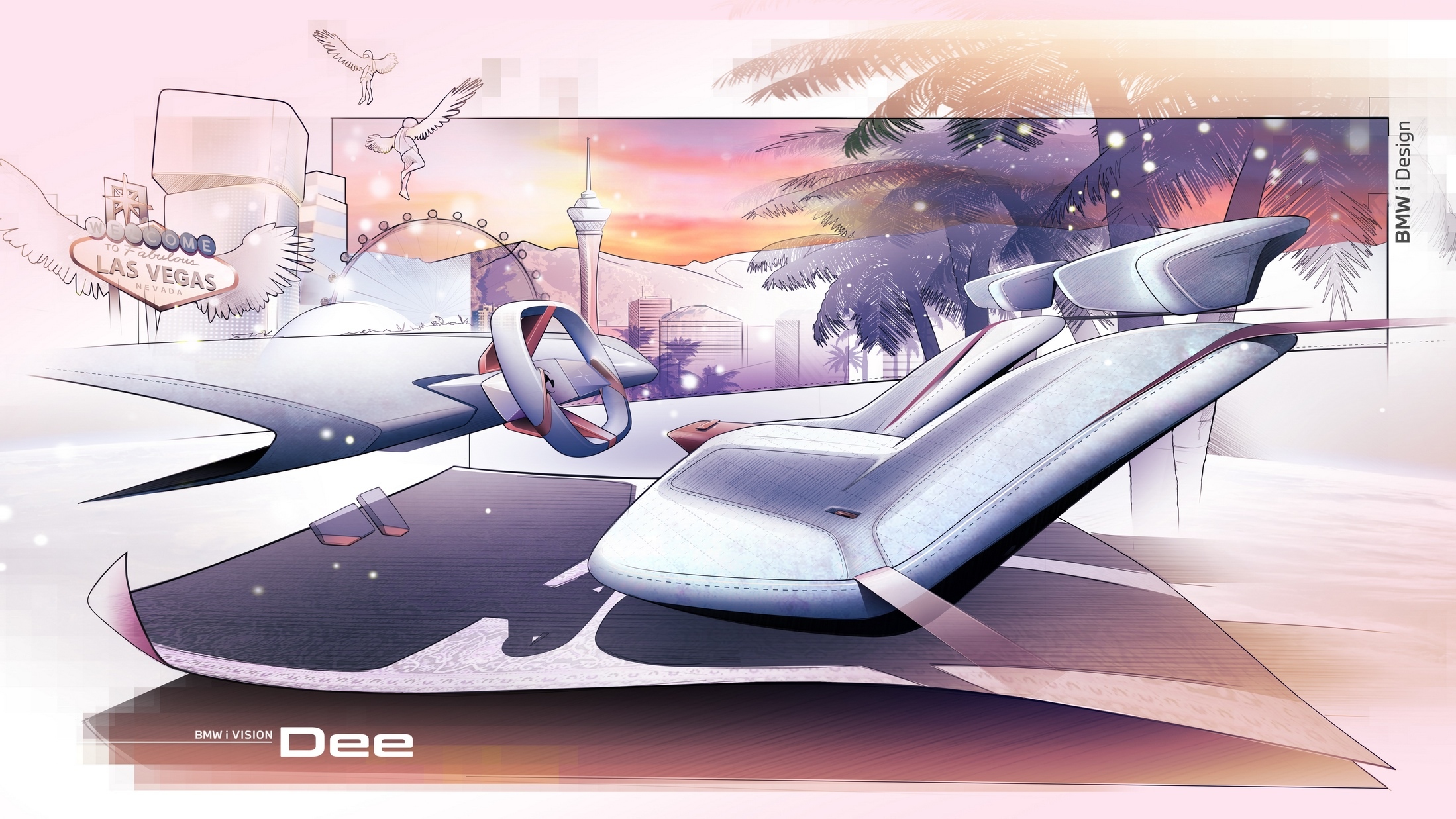 BMW i Vision Dee CES 98