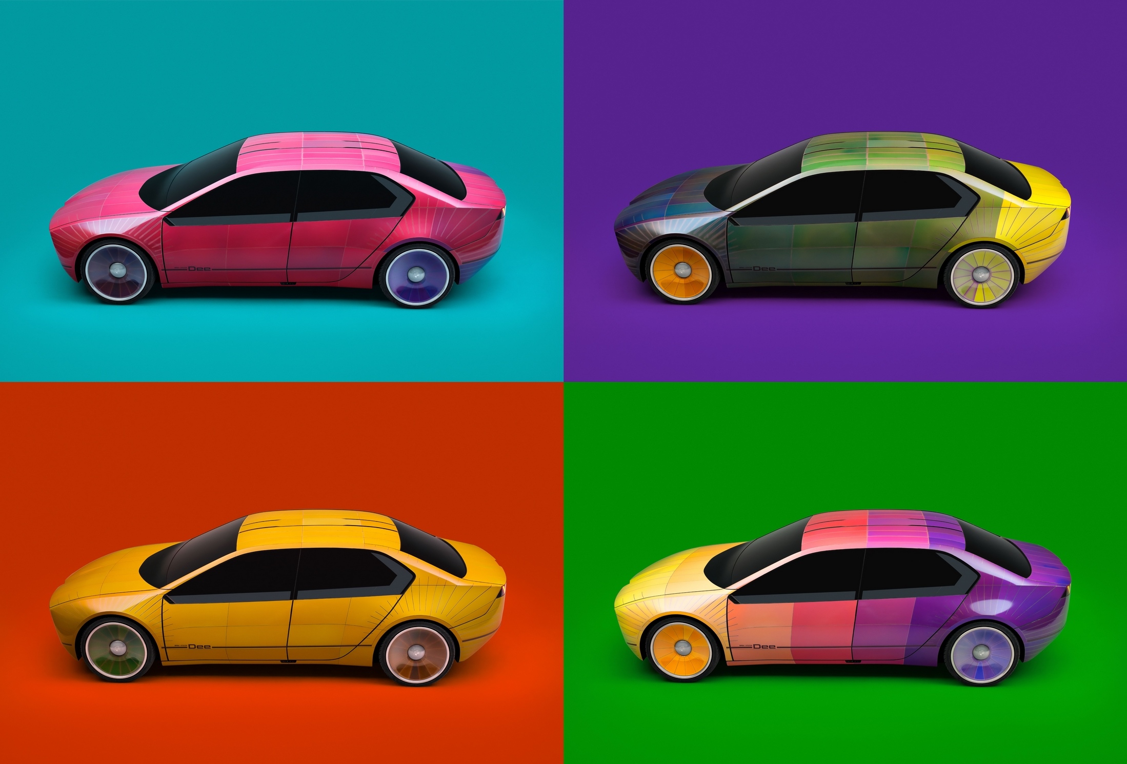 BMW i Vision Dee Color CES 78