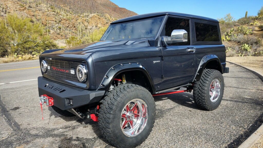  This Gorgeous 1969 Ford Bronco Sits On A Modern F-150 Chassis