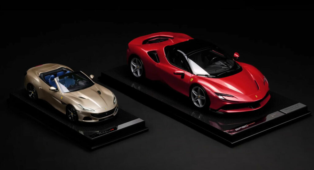  Order A New Ferrari And You Can Buy A Matching Amalgam Scale Model