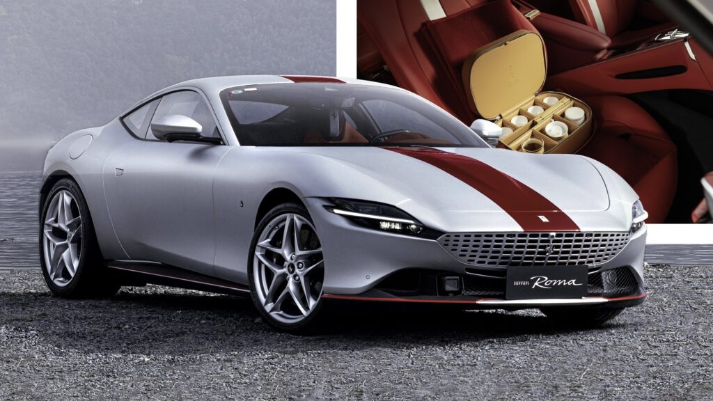 Special Edition Ferrari Roma For China Comes With Tea Set, Cigar Box