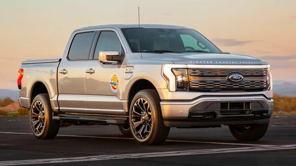  Ford F-150 Lightning Fighter Edition Sells For $275k At Auction