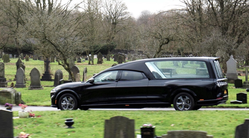  Coleman Milne Converts The Ford Mustang Mach-E Into An Electric Hearse