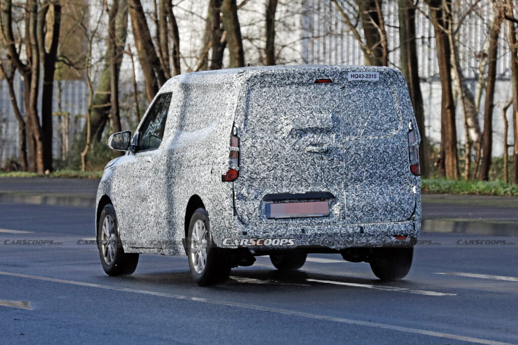 2024 Ford Transit Courier Spied With Production Body For The First Time