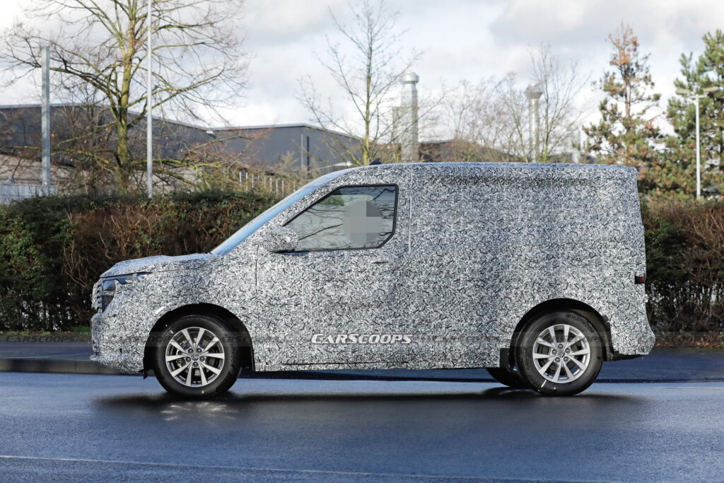 2024 Ford Transit Courier Spied With Production Body For The First Time