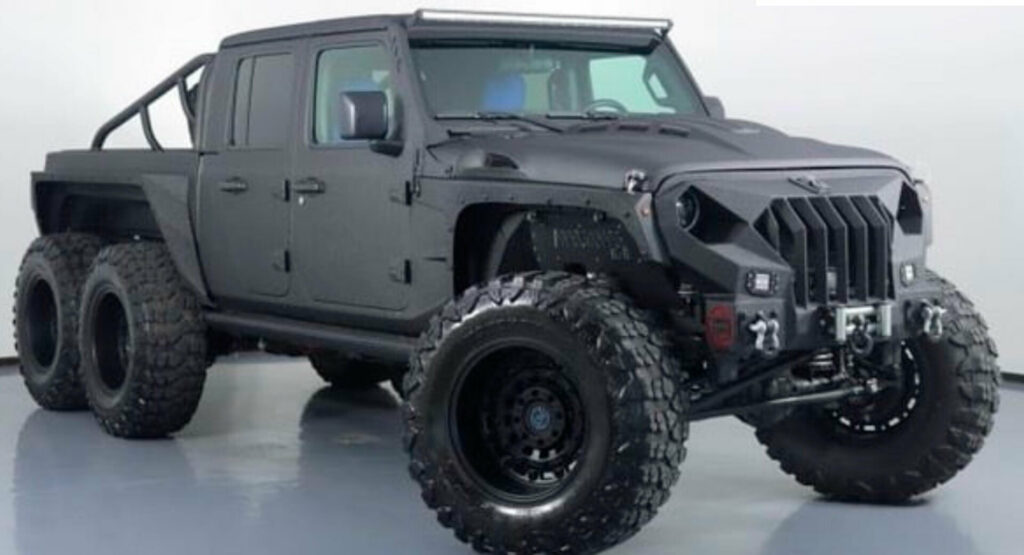  Six Wheels And Three Axles Make This Jeep Gladiator Apocalypse-Proof