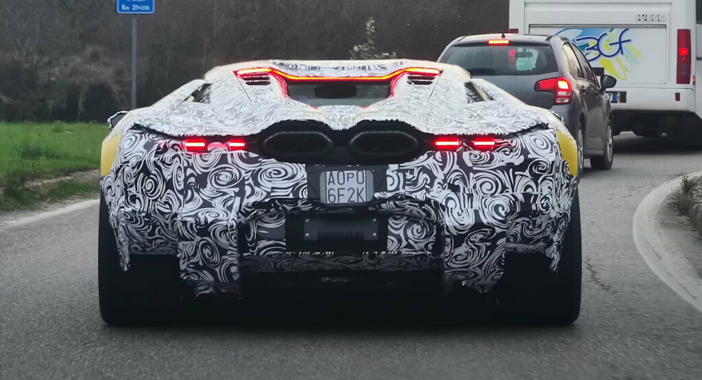  This Is Our Best Look Yet At The Lamborghini Aventador’s Successor
