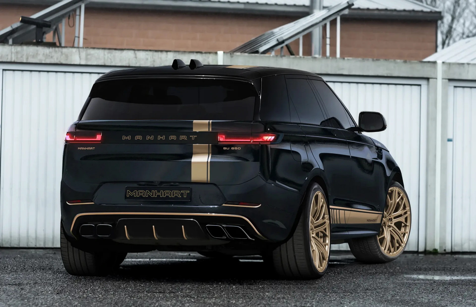 Manhart Previews Range Rover Sport With 641 HP And Gold 24-Inch Wheels