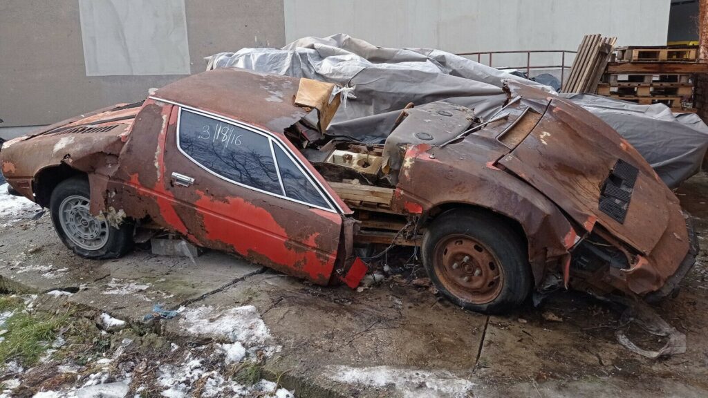 Maserati Merak-Shaped Pile Of Rust Listed On eBay As A Restoration Project