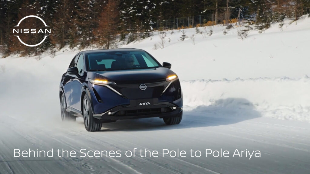  Nissan Is Taking The Ariya From The North Pole To The South Pole