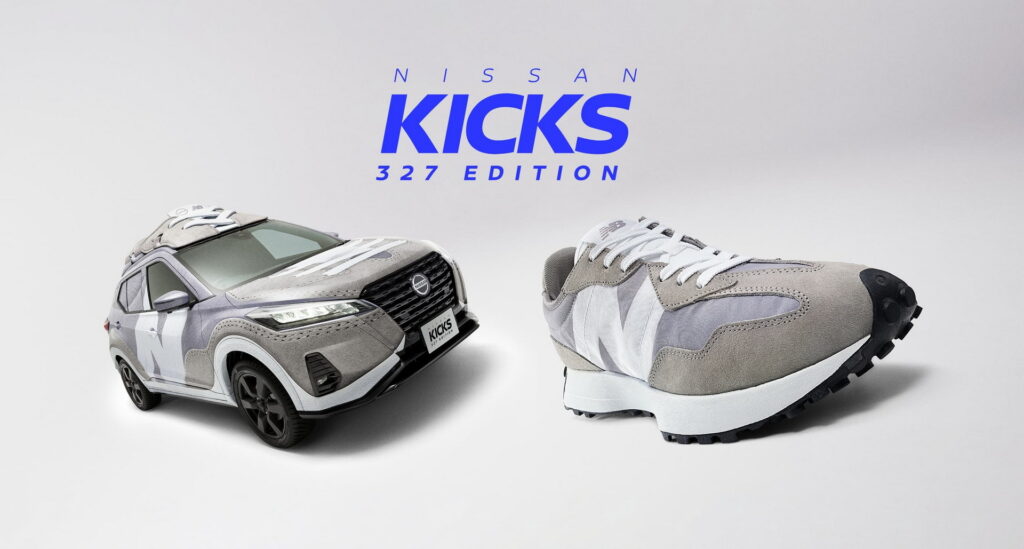     Nissan Kicks SUV Transforms into Giant New Balance Sneakers