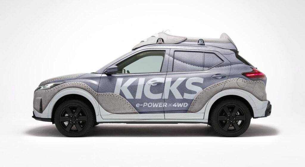  Nissan Kicks SUV Transforms Into A Giant New Balance Sneaker