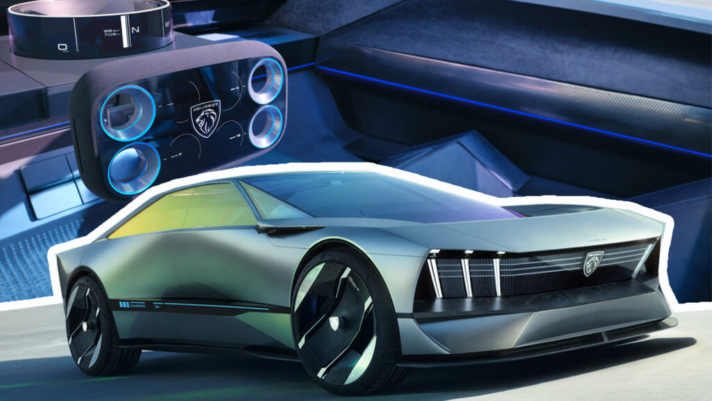  Peugeot Inception Concept Is A 671-HP EV With Video Game Steering