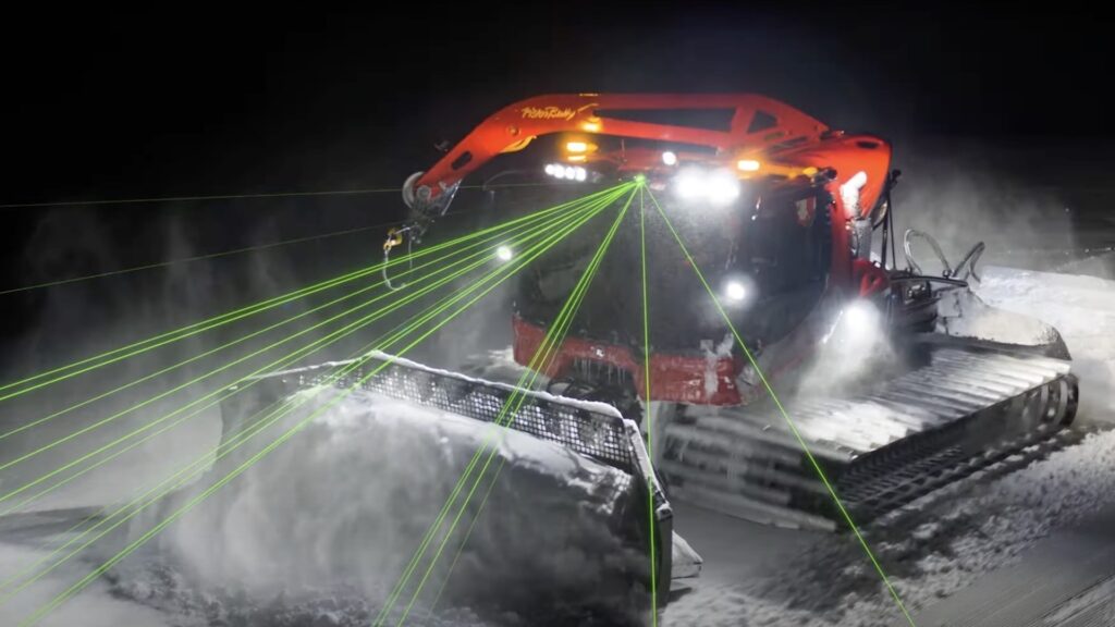  Lidar Tech From Autonomous Cars Also Helps Snowcats Build Better Ski Slopes