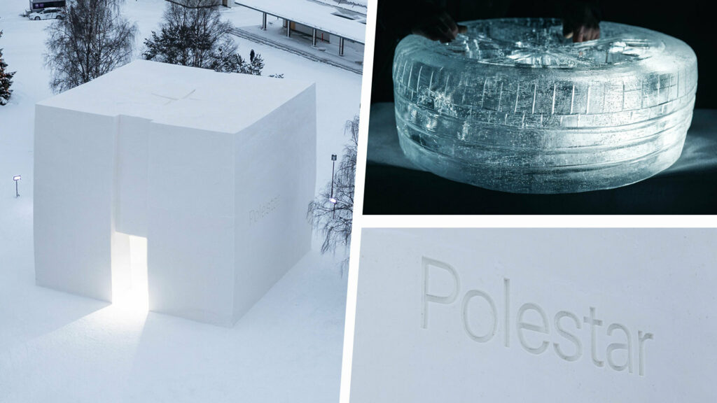  Polestar Opens Unique Showroom Made Completely Out Of Snow