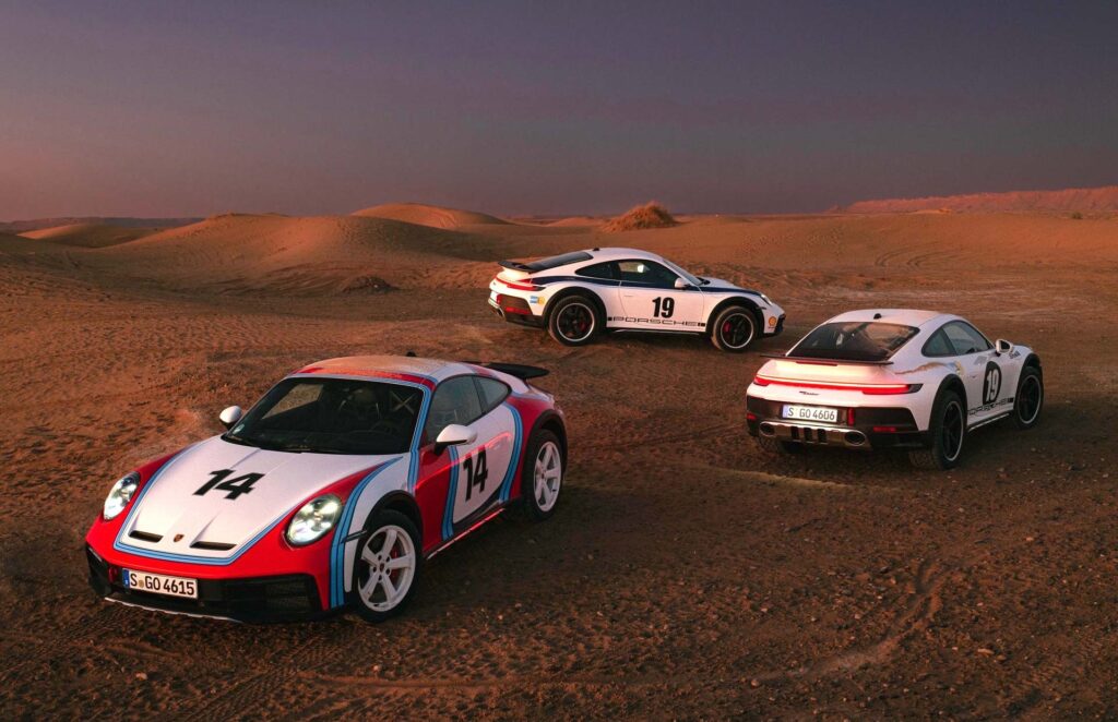  Porsche Reveals 1970s-Inspired Wraps For 911 Dakar