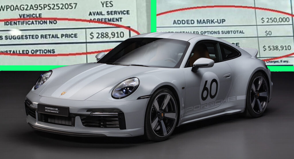  California Porsche Dealership Asking A $250k Markup On A 911 Sport Classic