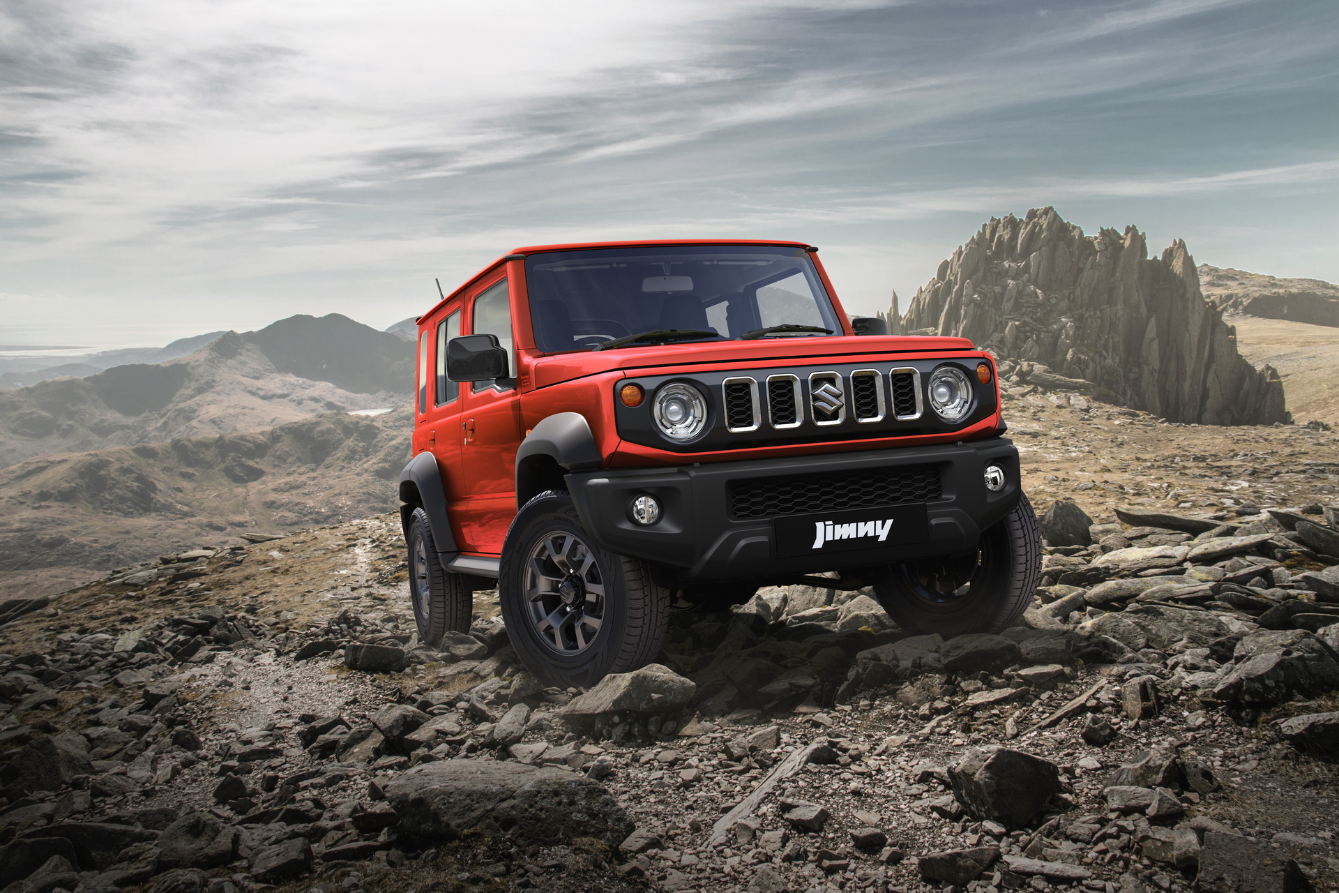 Suzuki Jimny 5-Door - Colors - Sizzling Red