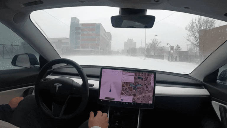 Video Proves Tesla’s Full Self-Driving Beta Still Performs Terribly In The Snow