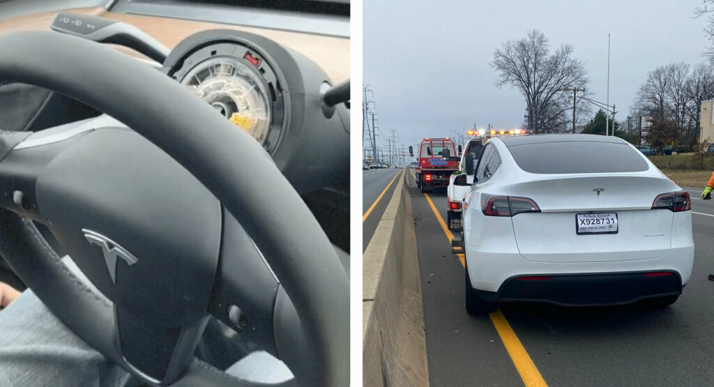  A Tesla Steering Wheel Fell Off While Driving – Again