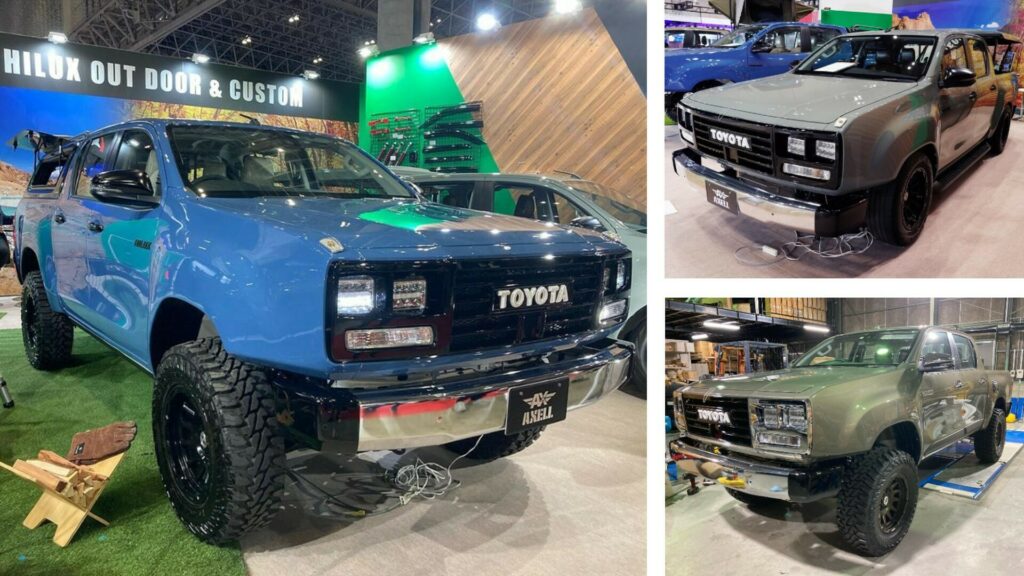  Toyota Hilux Gets A Retro Nose Job With The Brody Front Clip