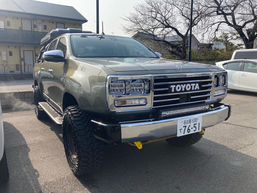  Toyota Hilux Gets A Retro Nose Job With The Brody Front Clip