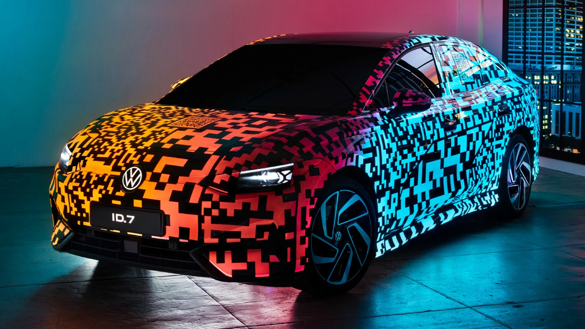 Vw Id 7 Electric Sedan Prototype Presented Ahead Of 2023 Ces