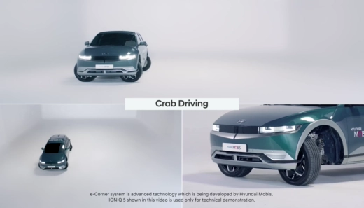  Hyundai Ioniq 5 With e-Corner Tech Gets Crab Mode, Can Turn Wheels 90 Degrees