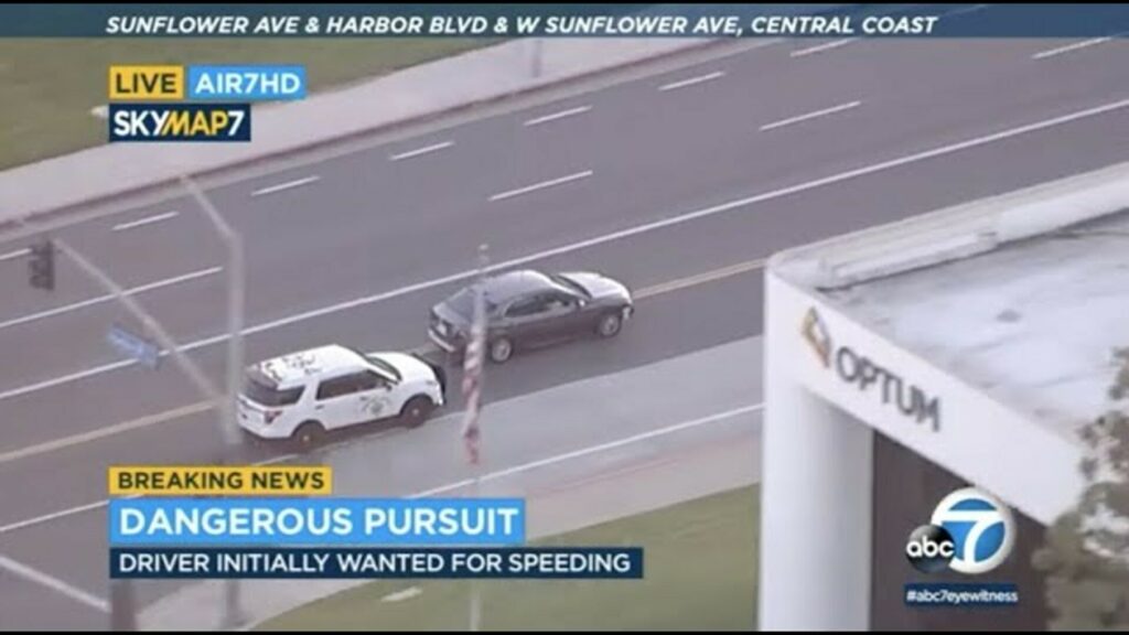  California Highway Patrol Ends Long High-Speed Chase With Textbook PIT Maneuver