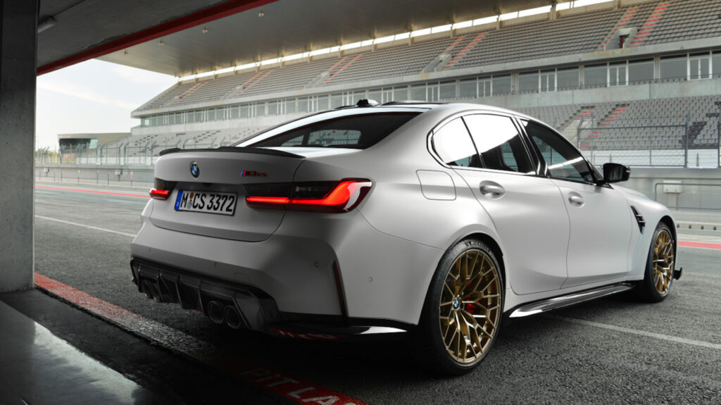  BMW Says M3 CS Will Be Available For One Year, Shows 543-HP Sedan In White, Black And Gray