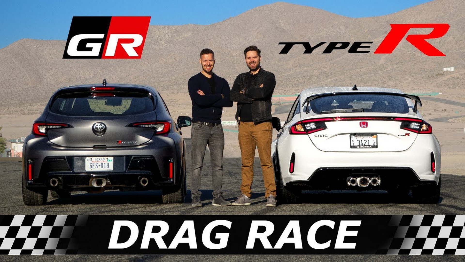 Can The 2023 Toyota GR Corolla Beat The Honda Civic Type R In A Drag
