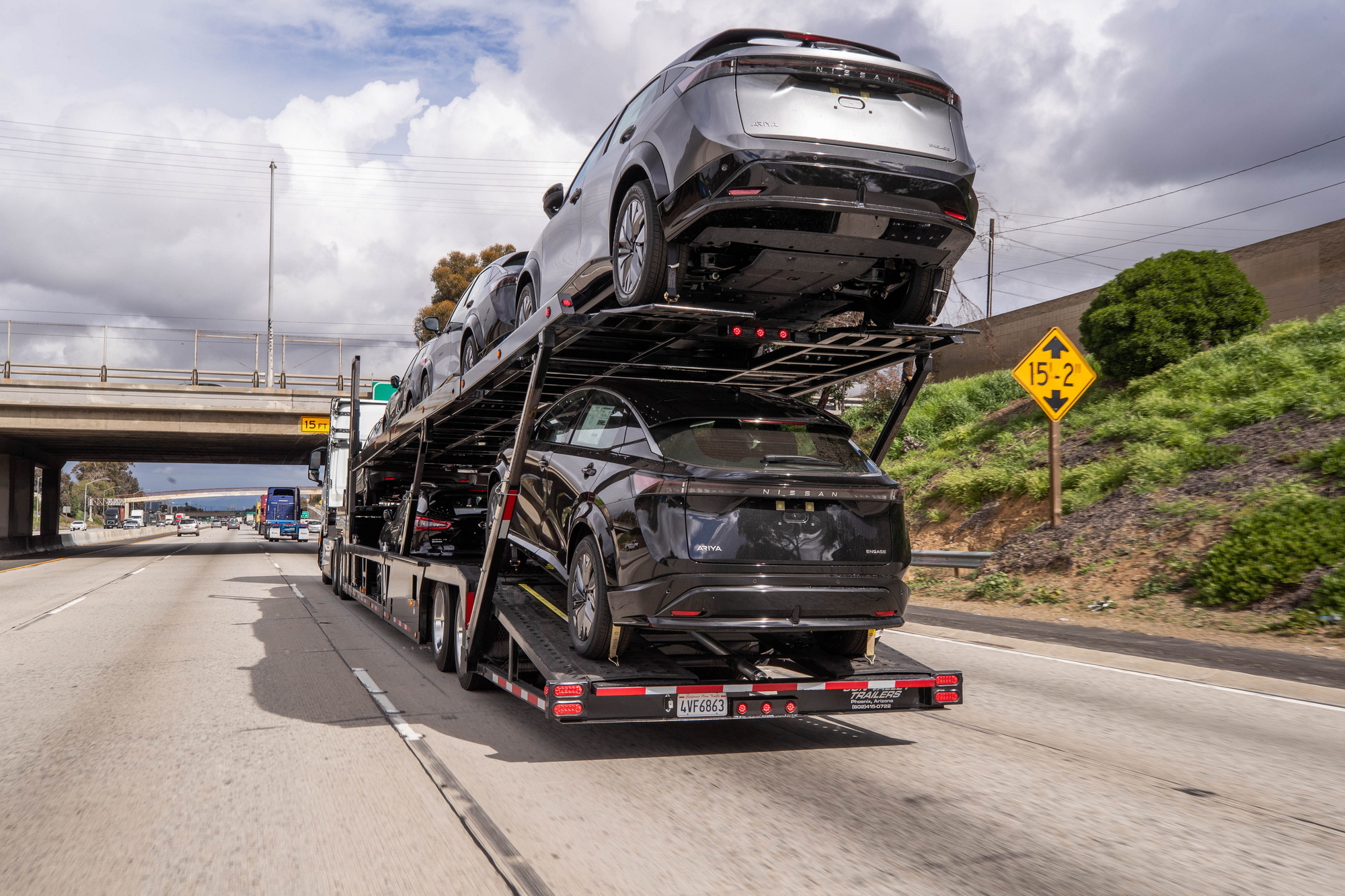 Nissan Trials Electric Car Haulers In Los Angeles Carscoops