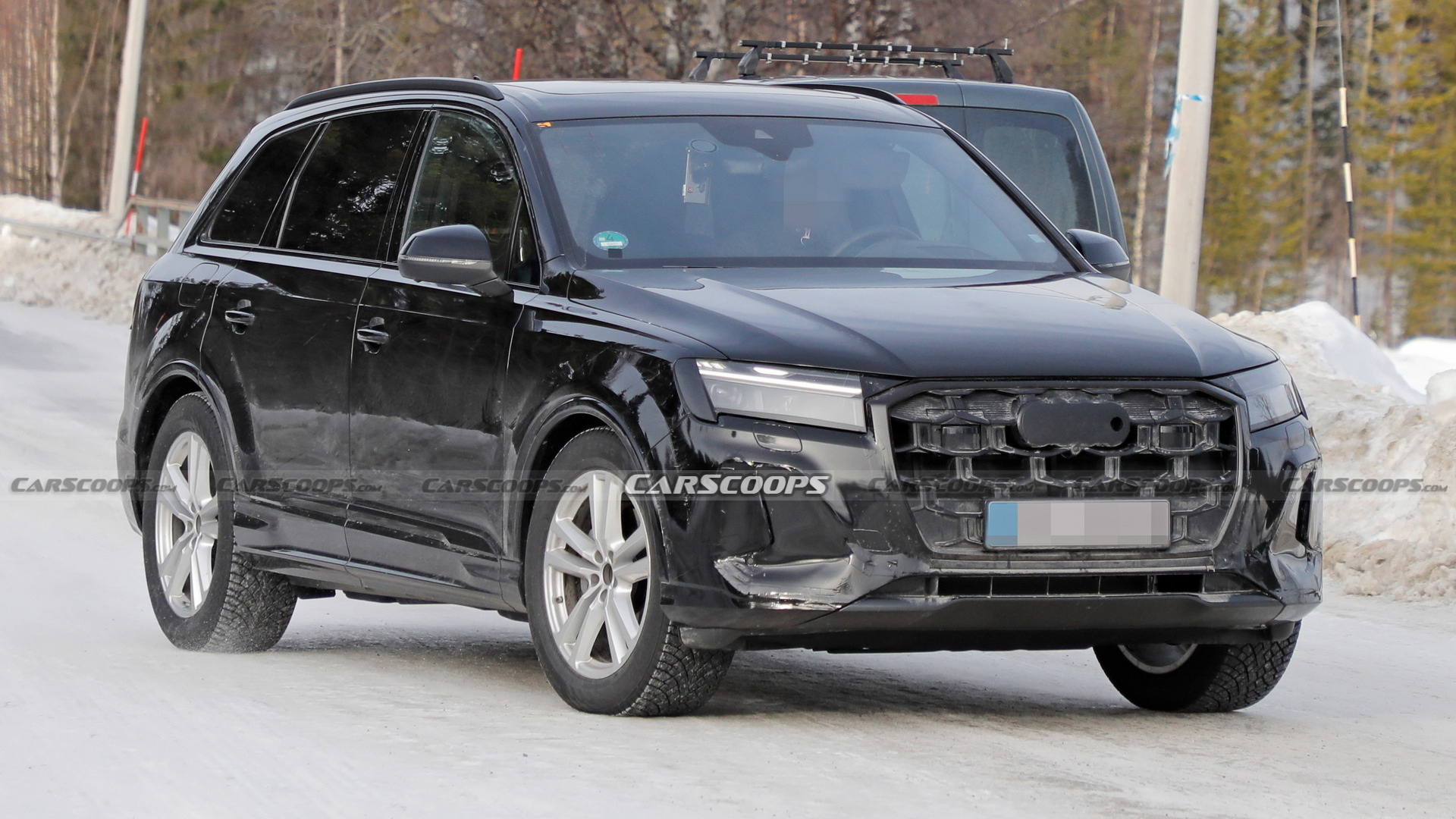 Facelifted 2024 Audi Q7 Snapped All But Undisguised In Latest Spy