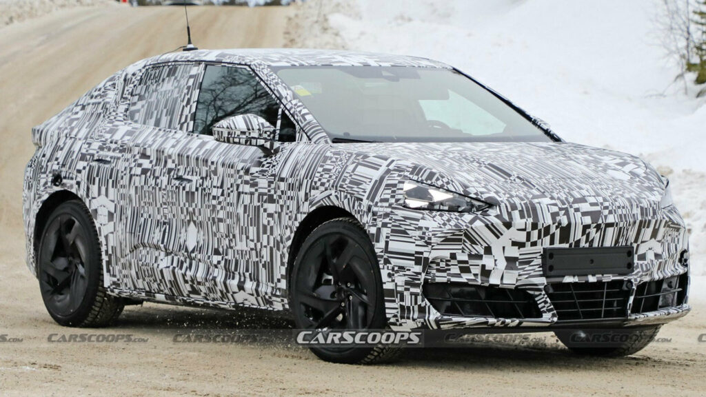  2024 Cupra Tavascan Spied In Production Gear, Keeps Coupe-SUV Design