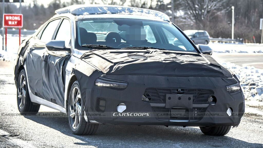  2024 Hyundai Elantra Spied: First Look At Facelifted Sedan