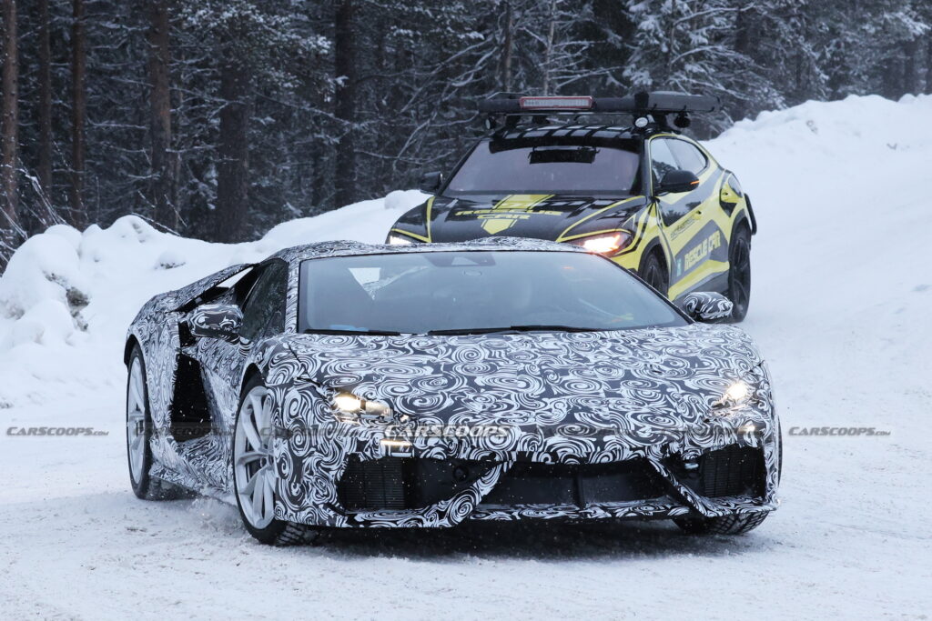  Lamborghini&rsquo;s New Hybrid Halo Supercar Spied In The Wild, Offers Glimpse Of Digital Dash