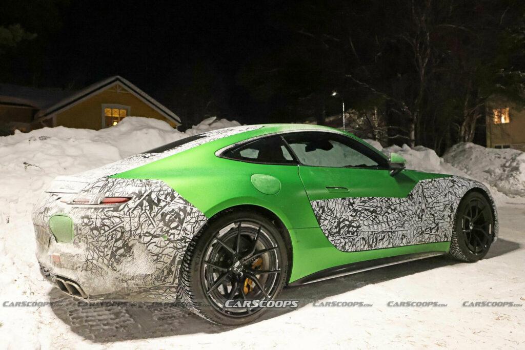 2024 Mercedes-AMG GT Spied With Rear Seats And Plug-In Hybrid