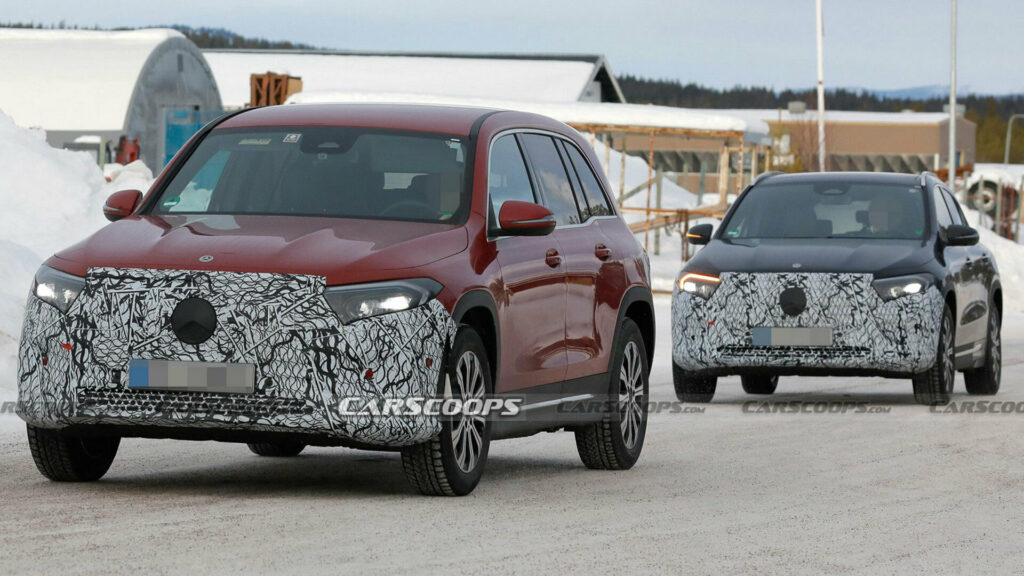  2024 Mercedes EQA And EQB EVs Spied With Small Updates