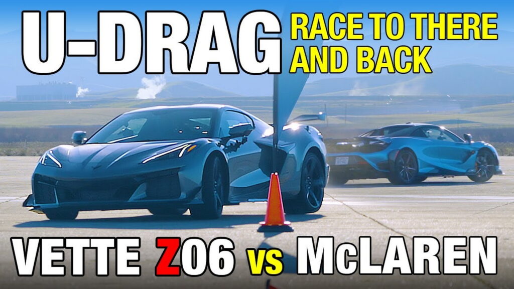  Here’s What Happens When A 2023 Corvette Z06 Takes On A Real Supercar