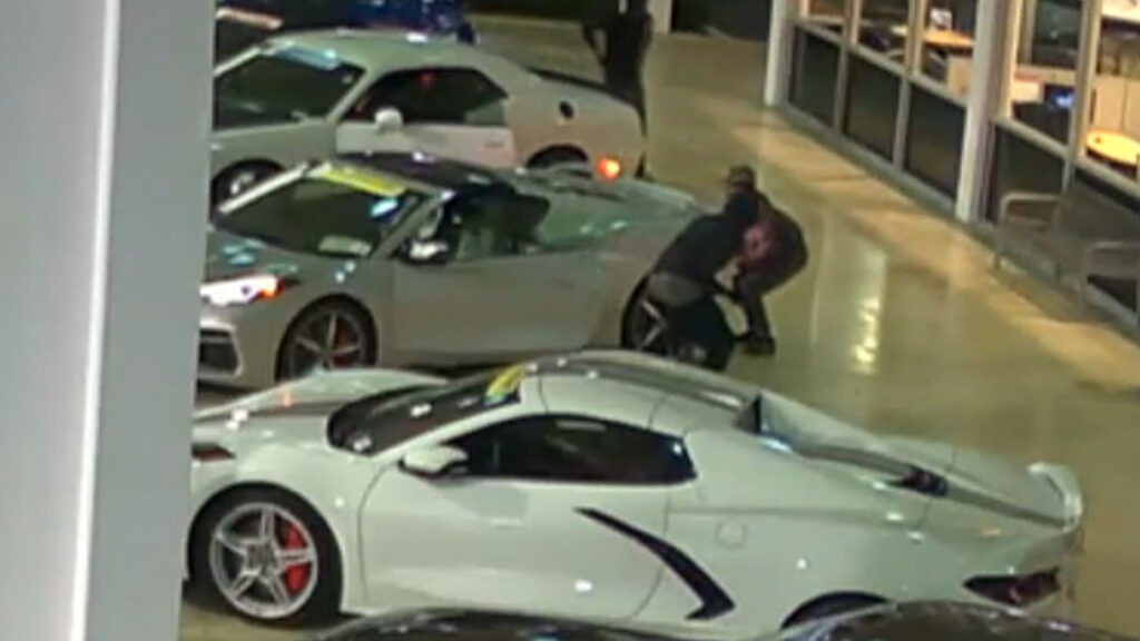  Thieves Make Off With Corvette, Challenger, And Tahoe From North Carolina Dealer