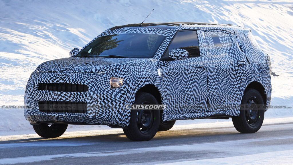  2024 Citroen C3 Aircross Makes Spy Debut Flaunting Its Larger Body