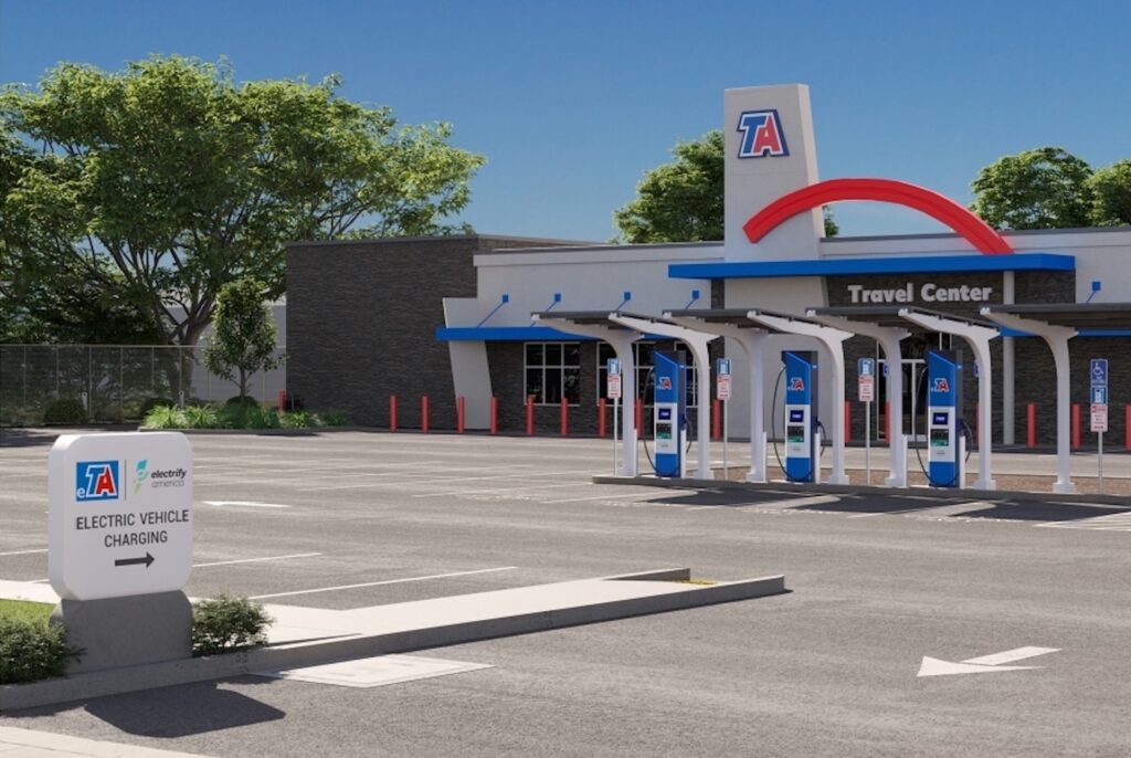  Electrify America And TravelCenters Of America Will Install 1,000 EV Chargers On Major Highways