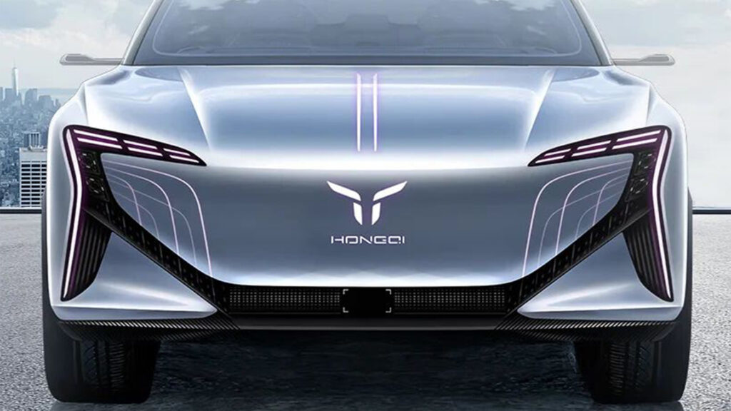  The Hongqi E202 EV Concept Will Spawn A Production Model With Battery Swap Tech