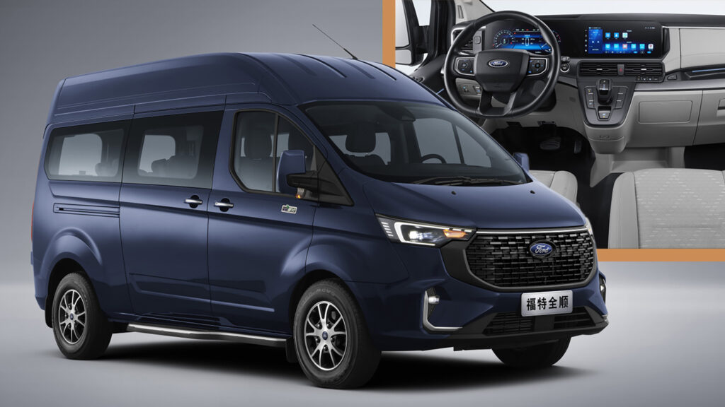  Ford Modernizes The Old Transit Custom In China