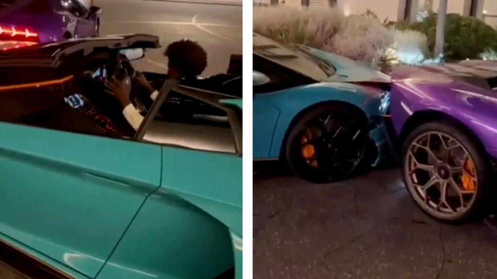  Valet Crashes Lamborghini Aventador Ultimae Roadster Into An Ultimae Coupe