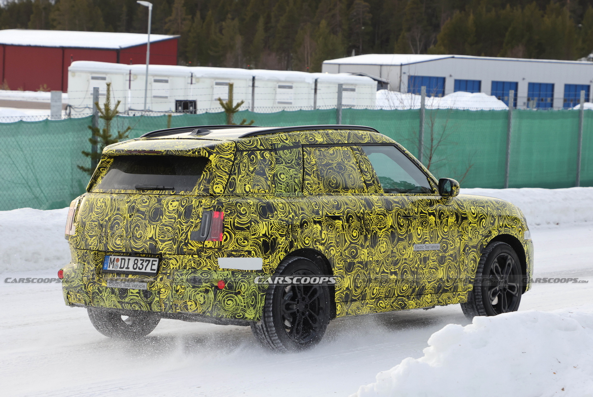 2025 MINI Countryman EV Spied With Unique Design Elements For The First