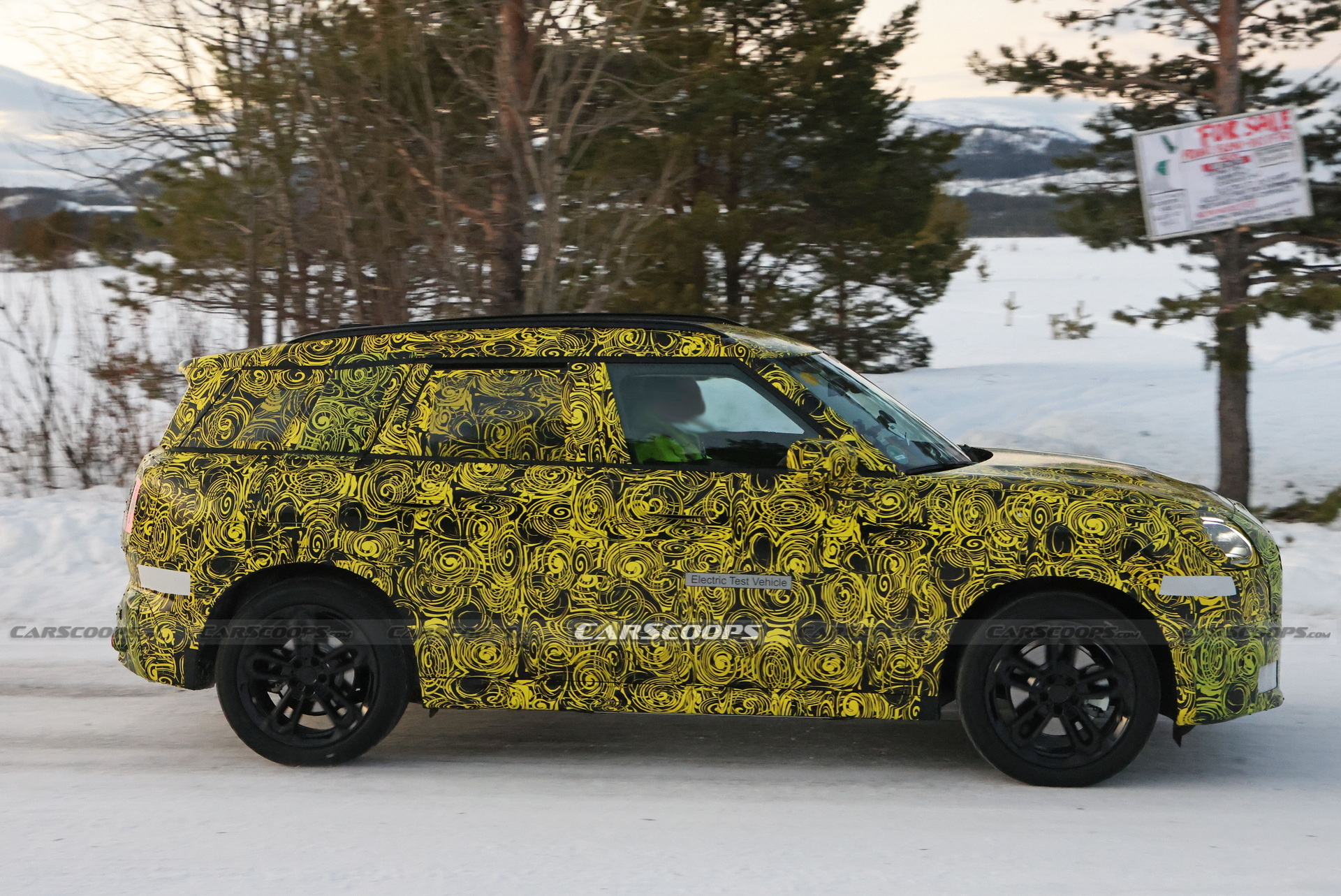 2025 MINI Countryman EV Spied With Unique Design Elements For The First