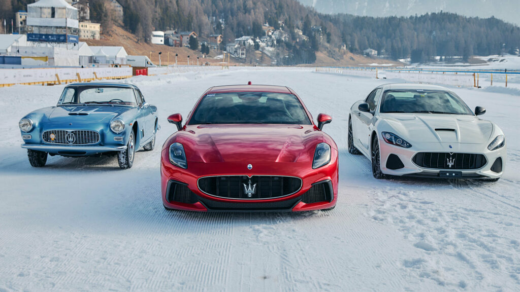  Maserati Brings Classic And Modern Icons To St. Moritz, Including 420M/58 Eldorado
