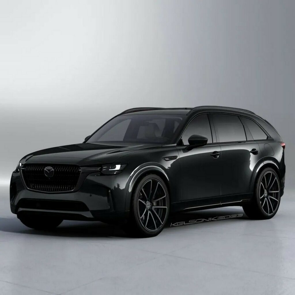 Does The 2024 Mazda CX90 Look Better All Blacked Out And Lowered