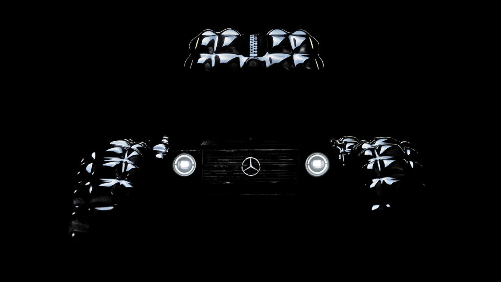  Mercedes-Benz Teases Weird G-Class Concept Inspired By Moncler’s Puffers